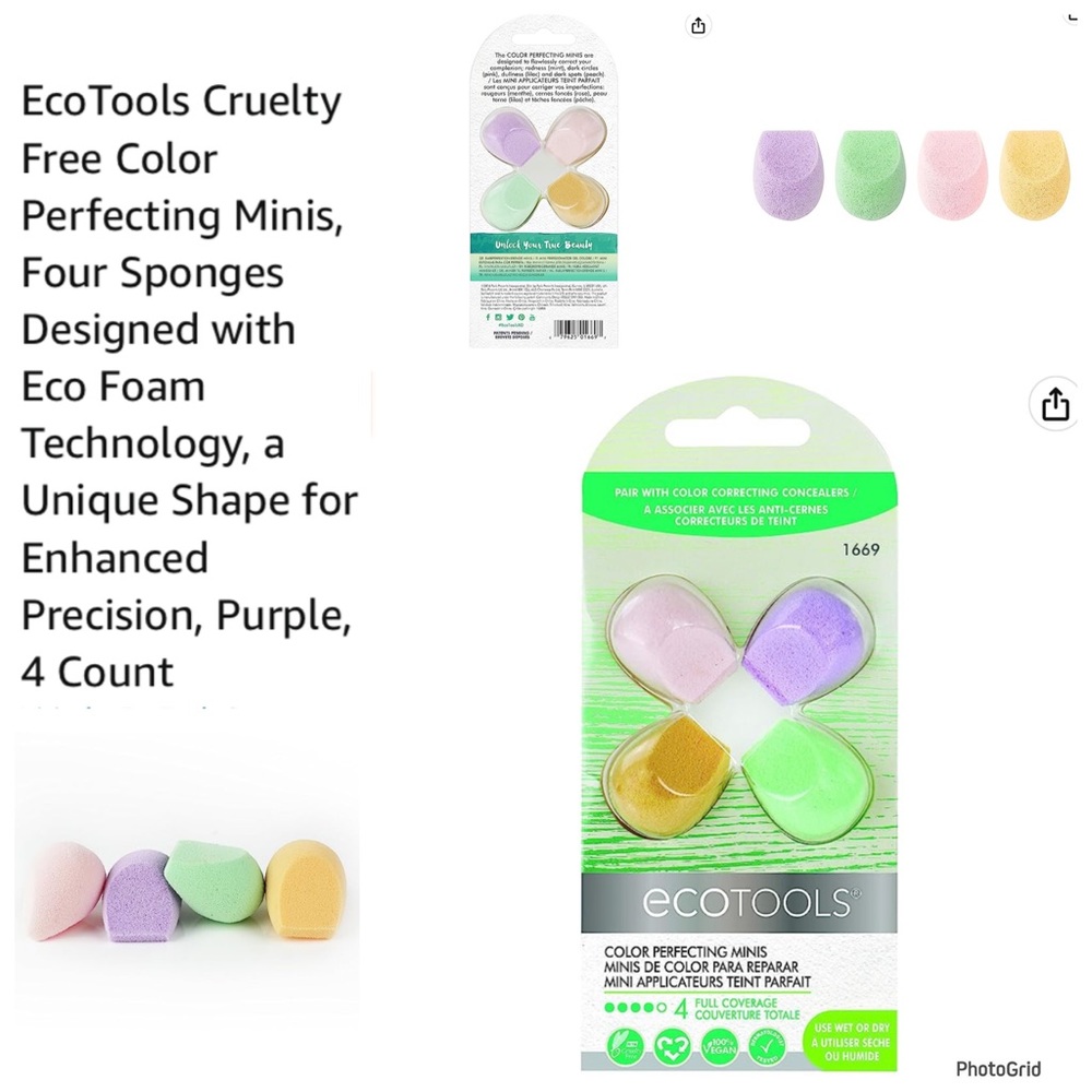 🌟🌟🌟Ecotools color perfecting minis color correcting concealers NWT